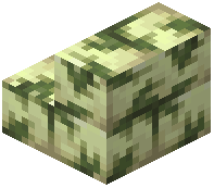 Mossy End Stone Brick Stairs