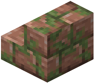 Mossy Granite Brick Stairs