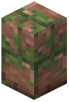 Mossy Granite Brick Wall