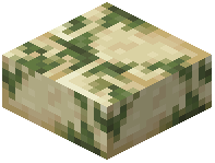 Mossy Sandstone Brick Slab