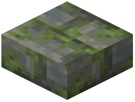 Mossy Tuff Brick Slab