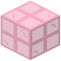 Pink Stained Tiled Glass