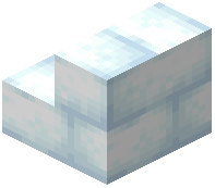 Snow Brick Stairs