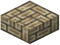 Oak Fish-scale Planks Slab