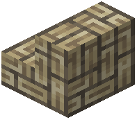 Oak Fish-scale Planks Stairs
