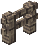 Pine Fish-scale Planks Fence