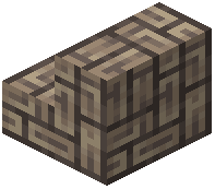 Pine Fish-scale Planks Stairs