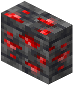 Deepslate Redstone Ore Vertical Slab