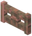 Exposed Chiseled Copper Fence Gate