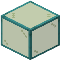 Green Glass With In Warped Frame