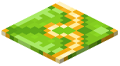 Lime Glazed Terracotta Pressure Plate