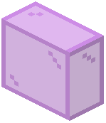 Magenta Glass Vertical Slab