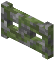 Mossy Cobblestone Fence Gate