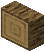 Oak Log Vertical Slab