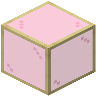 Pink Glass With In Birch Frame