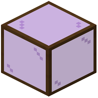 Purple Glass With In Dark Oak Frame