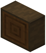 Stripped Dark Oak Log Vertical Slab