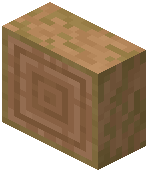 Stripped Jungle Log Vertical Slab