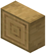 Stripped Oak Log Vertical Slab