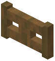 Stripped Spruce Log Fence Gate