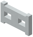 White Concrete Fence Gate