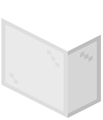 White Glass Vertical Slab