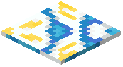 White Glazed Terracotta Pressure Plate