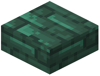 Dark Prismarine Tile Slab