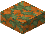 Mossy Cobbled Red Sandstone Slab
