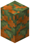 Mossy Cobbled Red Sandstone Wall