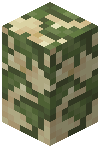 Mossy Cobbled Sandstone Wall