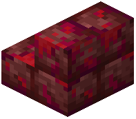 Mossy Netherrack Brick Stairs