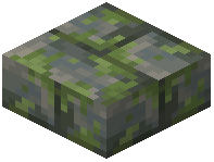 Mossy Tuff Brick Slab