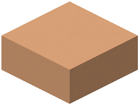 Brown Redstone Light Block Slab