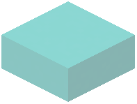 Cyan Glass Light Block Slab