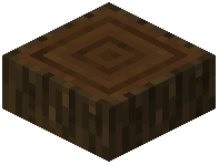 Dark Oak Log Slab