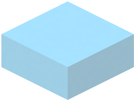Light Blue Redstone Glass Light Block Slab
