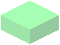 Lime Redstone Glass Light Block Slab