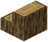 Oak Log Stairs