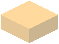 Orange Glass Light Block Slab