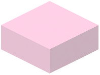 Pink Glass Light Block Slab