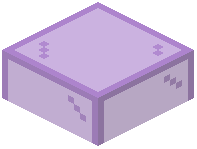 Purple Stained Glass Slab
