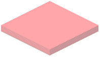 Red Glass Light Block Layers Block