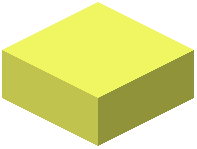 Yellow Redstone Light Block Slab