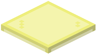 Yellow Stained Glass Layers Block