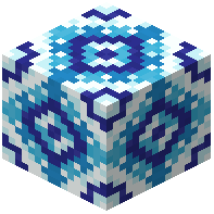 Geometric Light Blue Glazed Terracotta