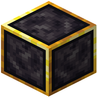 Gold Trimmed Polished Black Marble