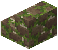 Mossy Brown Mud Brick Stairs