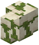 Mossy Limestone Brick Wall