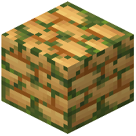 Mossy Orange Sandstone Bricks